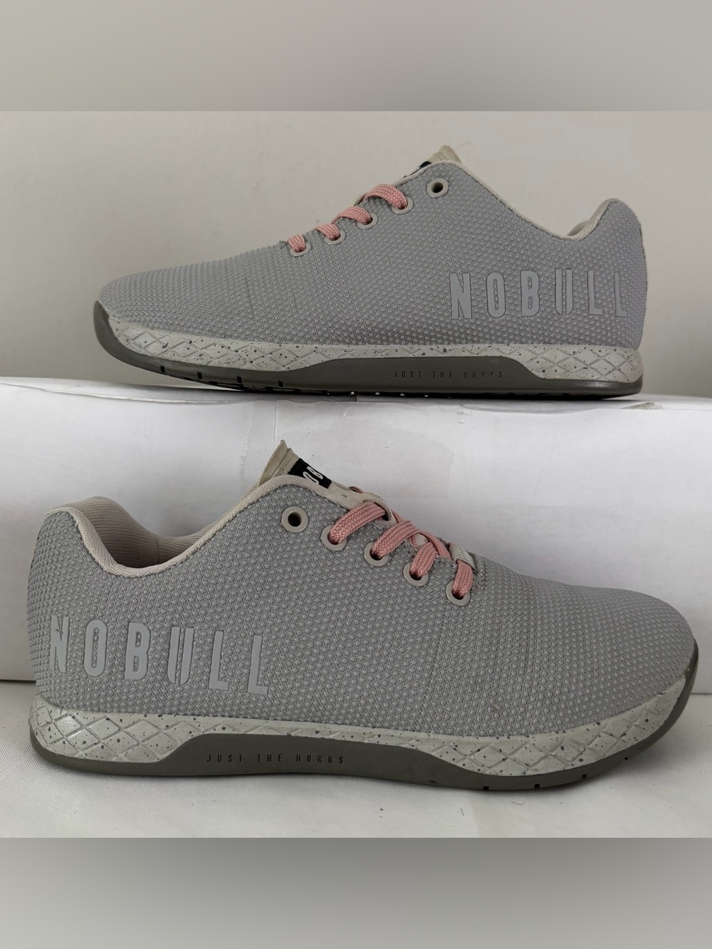 No Bull Nobull Trainer Performance Shoes SuperFabric Gray Mens Size 7 Women 8.5